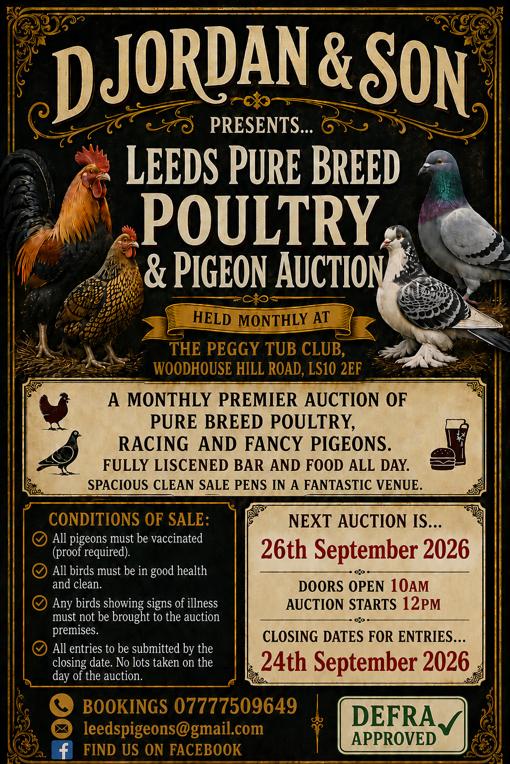 Leeds Poultry and Pigeon Auction in {LOCATION}